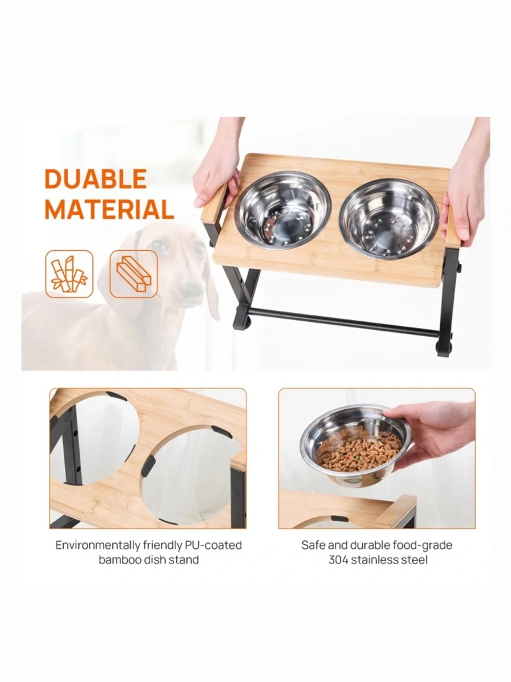 Adjustable Pet Bowl Stand